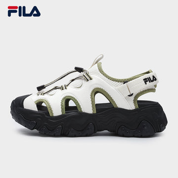 FILA CORE FLUID 5 FASHION ORIGINALE Women's Sandals (Black / White-Green)