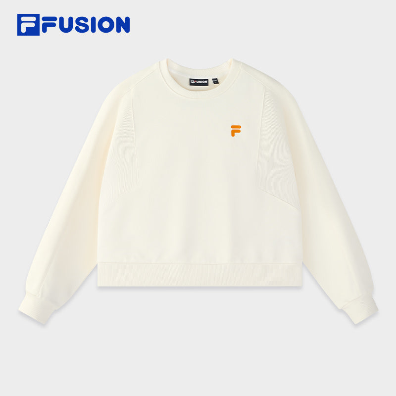 Fila white sweatshirt womens sales