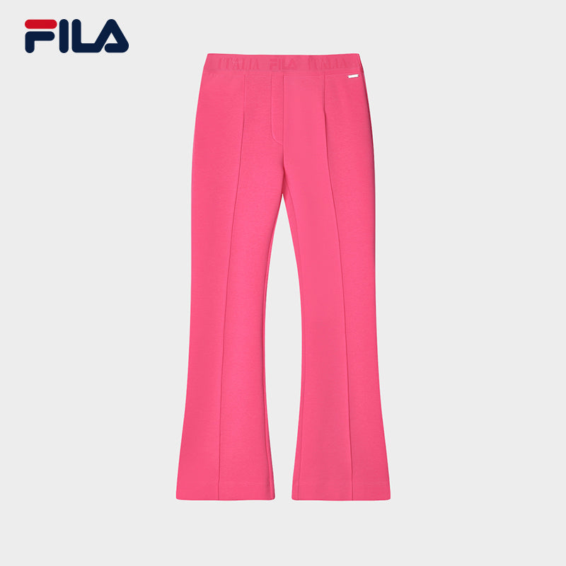 FILA CORE WHITE LINE FILA EMERALD Women's Knit Pants in Pink