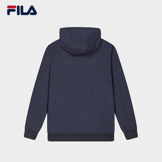 FILA CORE HYBRID CLASSIC MODERN HERITAGE Mens Woven Top in Navy