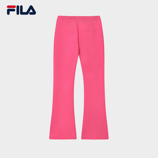 FILA CORE WHITE LINE FILA EMERALD Women's Knit Pants in Pink