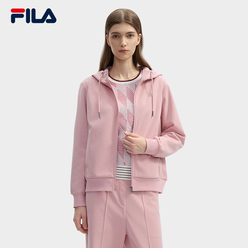 Pink fila jumper sale