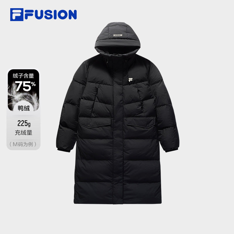 Fila long down jacket online