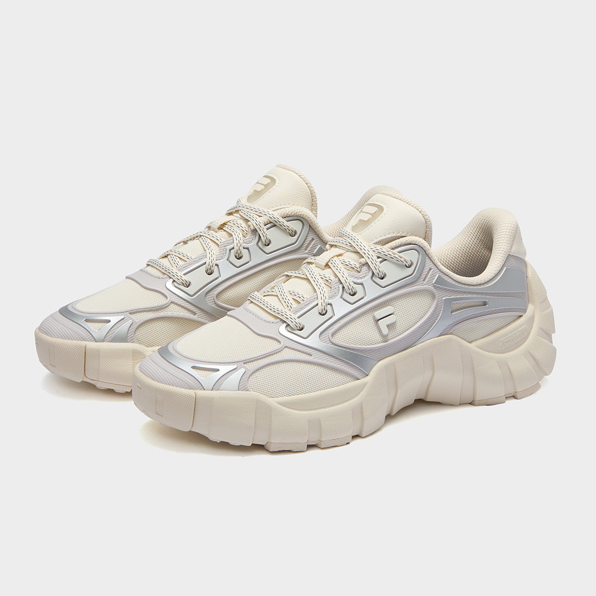 FILA FUSION BONE DX Women Sneakers Off white silver