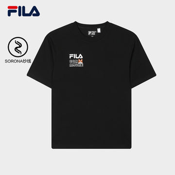 FILA CORE WHITE LINE x WIGGLE WIGGLE Unisex Short Sleeve T-shirts for both Men and Women (Multi-Colors and Designs Available)
