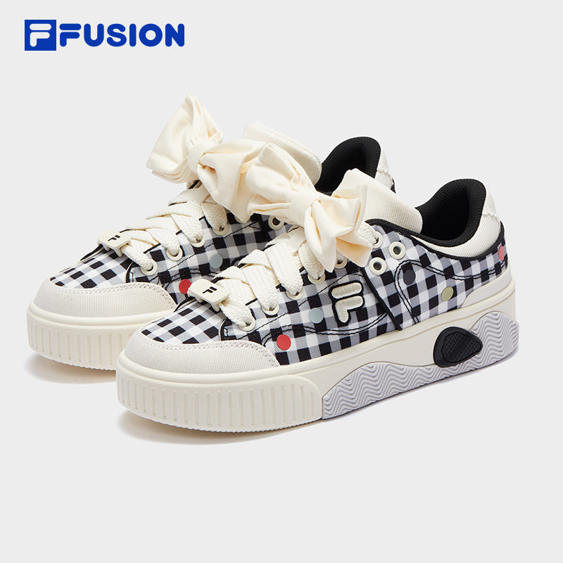 Checkered fila shoes best sale