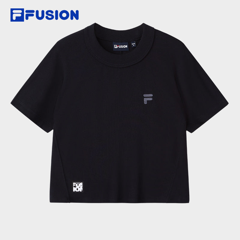 FILA FUSION INLINE WORKWEAR 1 Women Short Sleeve T shirt White Blac