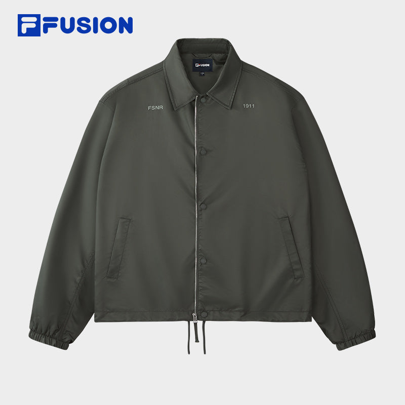 FILA FUSION INLINE FUSIONEER Men Woven Jacket Grey