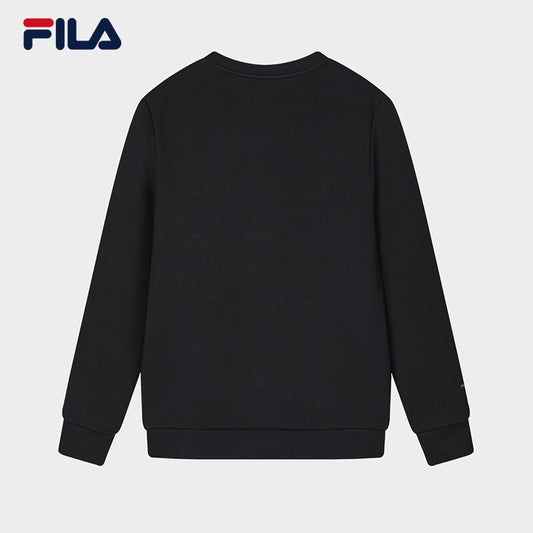 FILA CORE EAST HAMPTON WHITE LINE BLUE Men's Pullover Sweater in Black