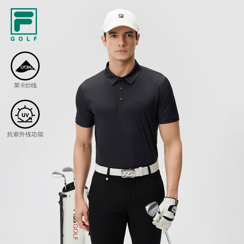 FILA CORE ATHLETICS GOLF2 Men Short Sleeve Polo Black