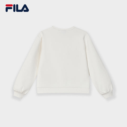FILA CORE WHITE LINE FILA ORIGINALE Women's Pullover Sweater in White