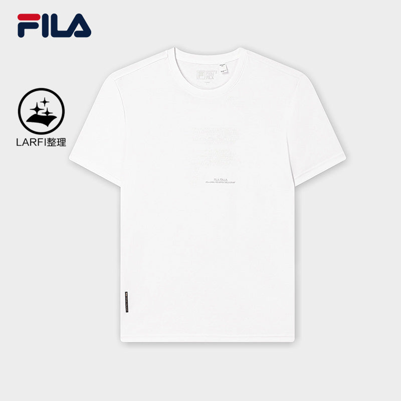 Fila shirt mens white on sale