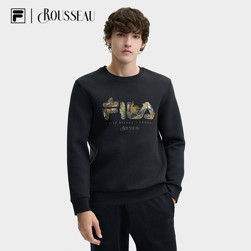 FILA CORE LIFESTYLE HERITAGE DREAM JUNGLE Men Sweatshirt Black