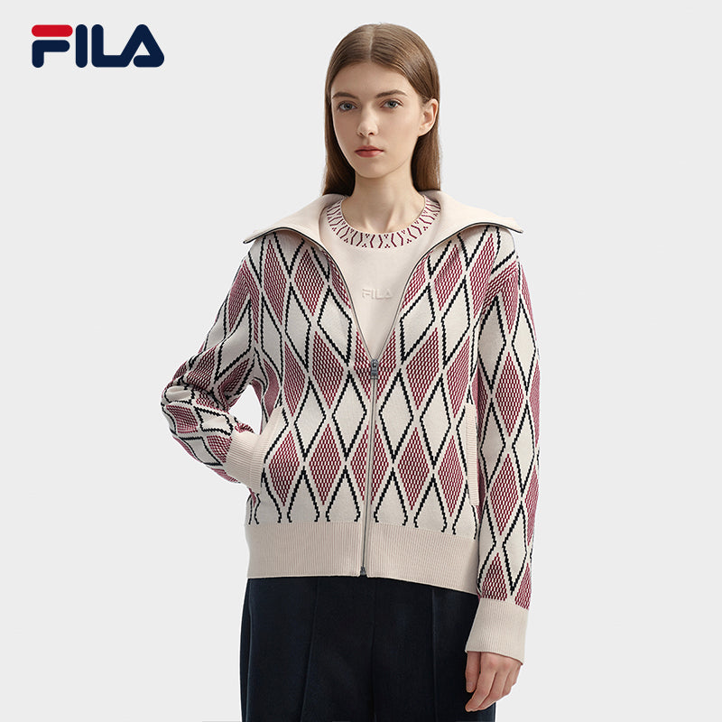 Fila beige jacket hotsell