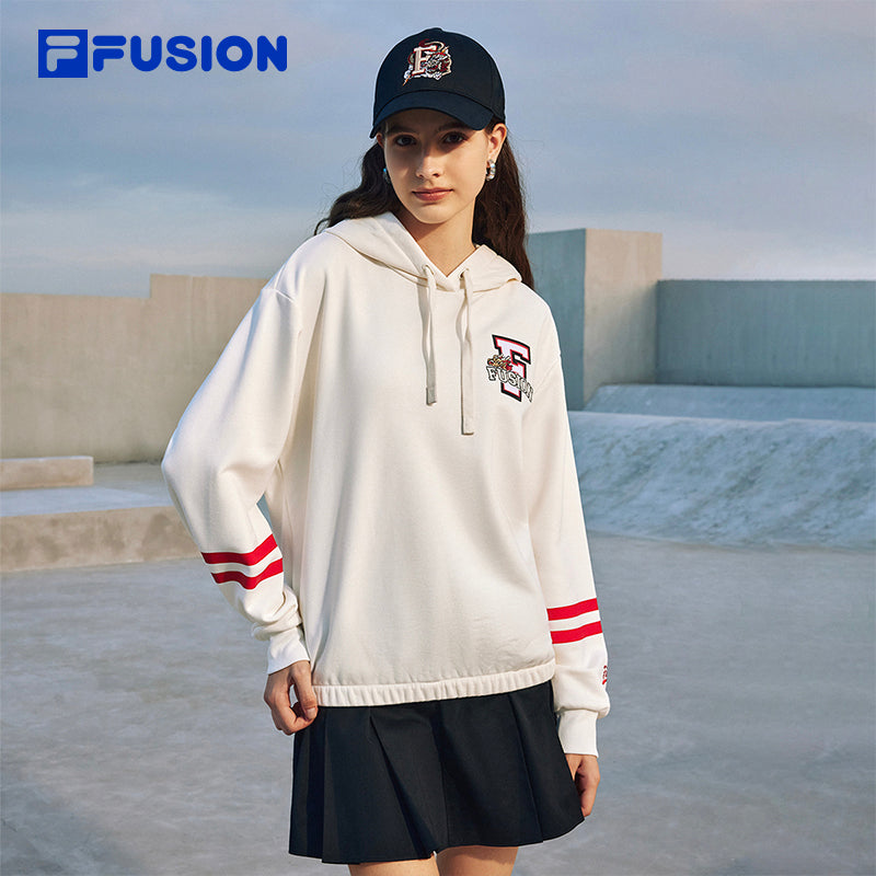 FILA FUSION  INLINE CULTURE Women's Hooded Sweater in White