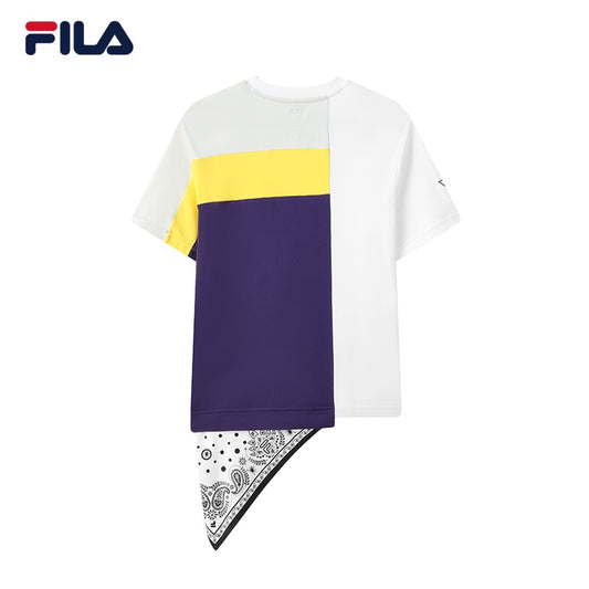 [Online Exclusive] FILA CORE Men's White Line FILA × MIHARA Short Sleeve Tee