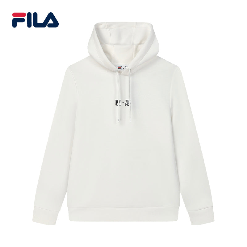 FILA CORE Men s WHITE LINE HERITAGE Hoodie in White