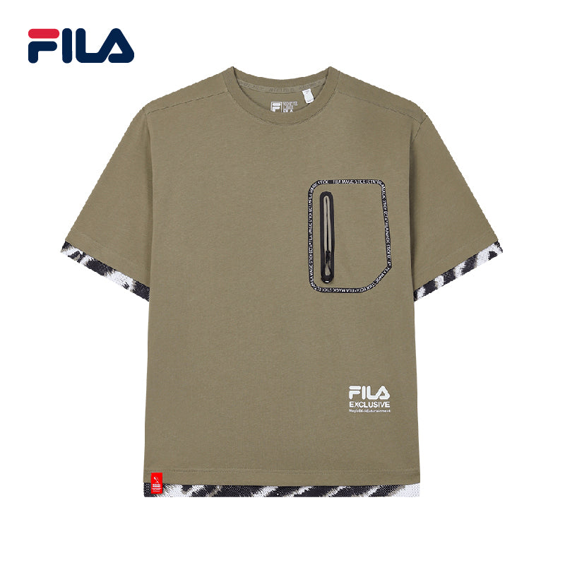 White hot sale fila shirt