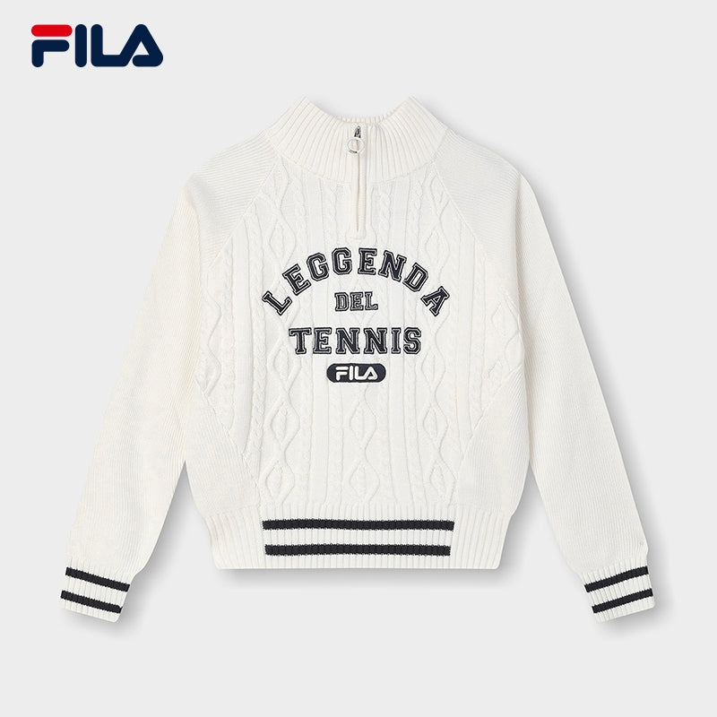 White hot sale fila sweater