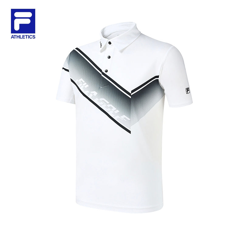 FILA CORE ATHLETICS Golf Men's Short Sleeve Polo in Full Print