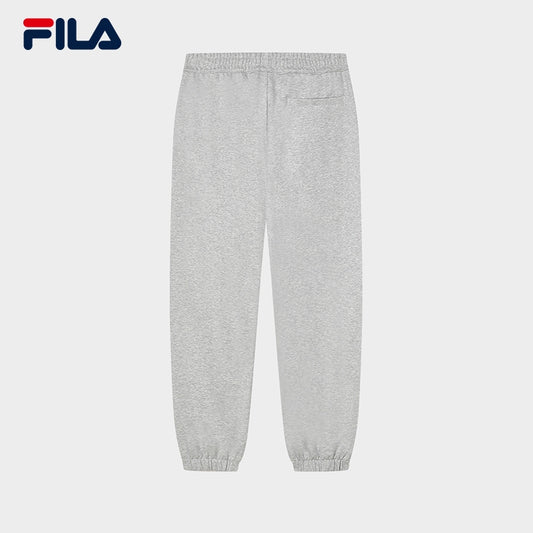 FILA CORE Men's RETRO SPORTS WHITE LINE ORIGINALE Knit Pants in Gray