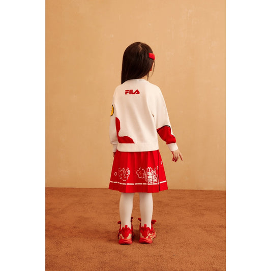 [ CNY Collection ] FILA KIDS ORIGINALE Chinese New Year Girl's Skirt in Red