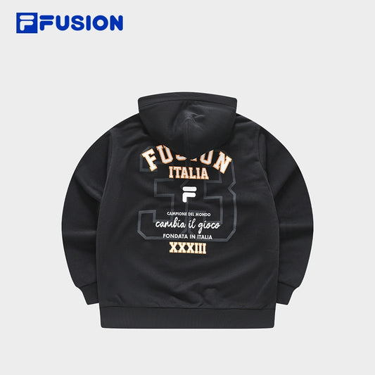 FILA FUSION Men's INLINE UNIFORM Hooded Sweater in Black