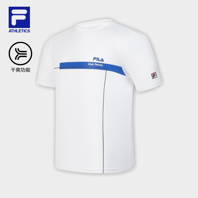 FILA CORE ATHLETICS TENNIS Men Short Sleeve T shirt in White