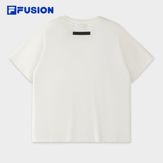 FILA FUSION INLINE FUSION LIFE FUSIONEER IVORY OASIS Women Short Sleeves T-Shirt (Black / Brown / White)