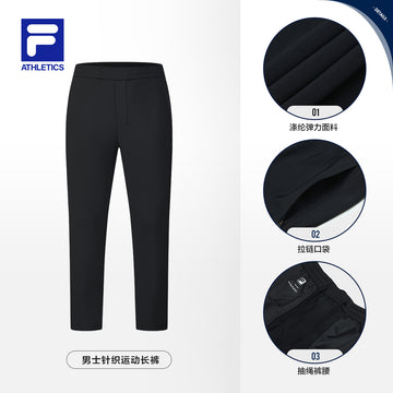 FILA CORE ATHLETICS A.P. (ALL PURPOSE) Men Knit Pants (Black / Navy / Ash)