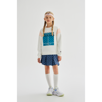 FILA KIDS PERFORMANCE TENNIS Girl's Pullover Sweater in Ash