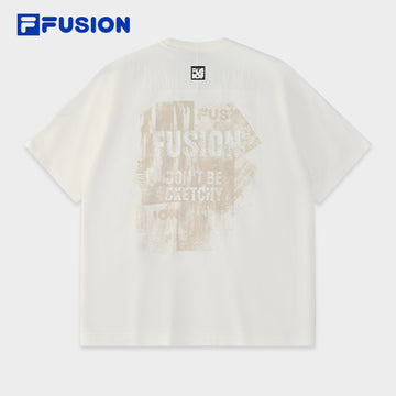 FILA FUSION INLINE FUSION X - WORKWEAR DANCE CITY GROOVE Unisex Short Sleeves T-Shirt (Light Green / White)