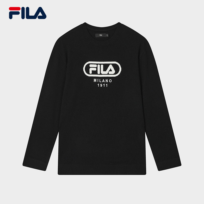 FILA CORE LIFESTYLE MILANO MILANESE SUNSET Men Knit Sweater (Black)