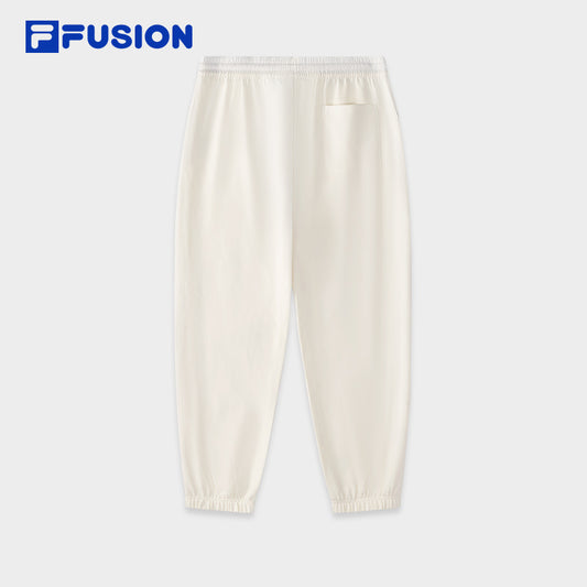 FILA FUSION INLINE FUSIONEER Women Knit Pants (Off-White / Black)