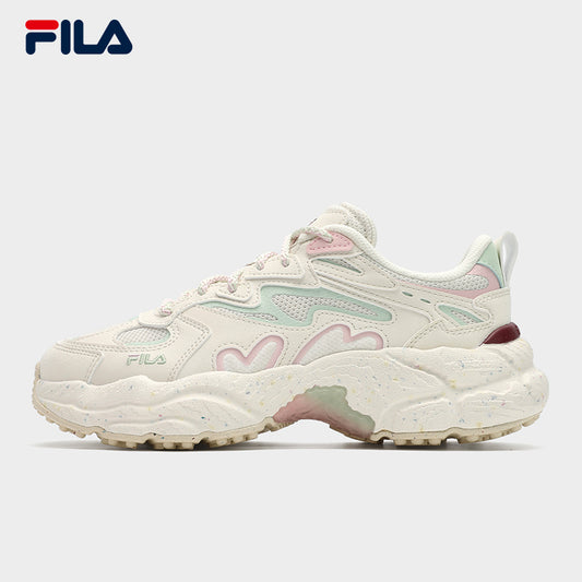 [ Valentine's Day ] FILA CORE FERN V-DAY FASHION MODERNO Womens Sneakers in Pink