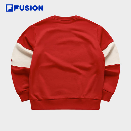 FILA FUSION  INLINE CULTURE Women's Pullover Sweater in Red
