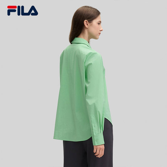 FILA CORE LIFESTYLE EMERALD LE GRAND PALAIS PARIS Women Long Sleeve Shirt (Green)