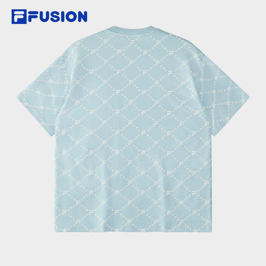 FILA FUSION INLINE FOB Unisex Short Sleeves T-Shirt (Beige / Black / Light Blue / Pink)