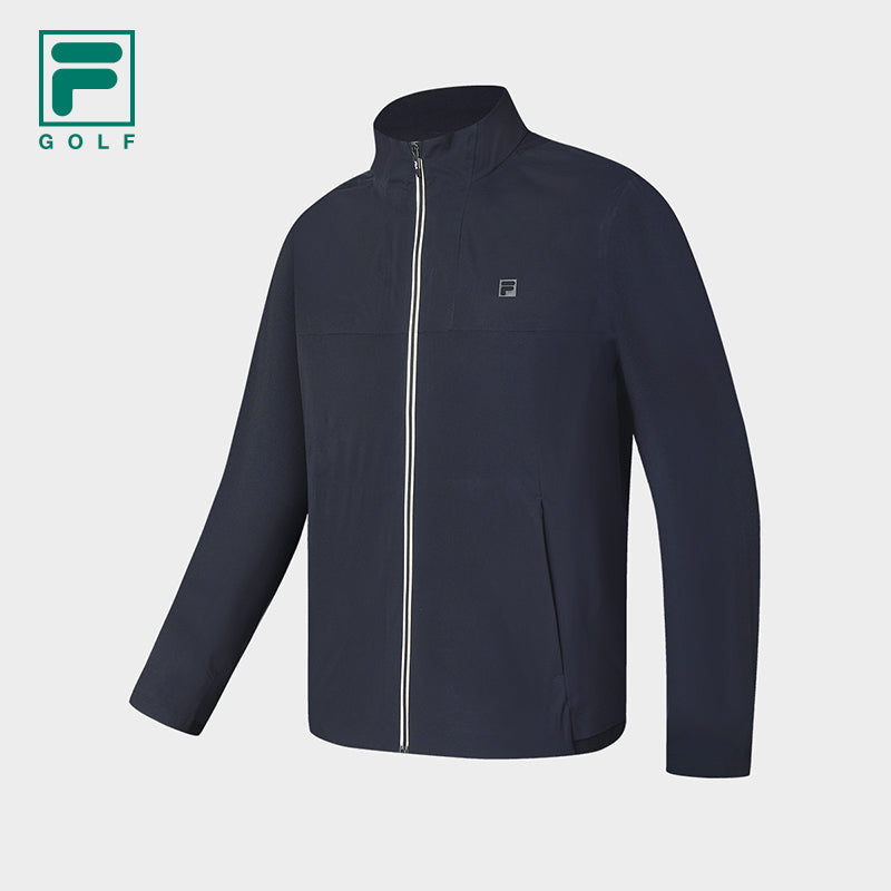 FILA CORE ATHLETICS GOLF SLOPS TO FIELD Men Woven Jacket (Navy)