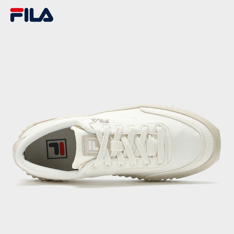 FILA CORE FASHION ORIGINALE Gear 1S Women Canvas Shoes Beige Cream