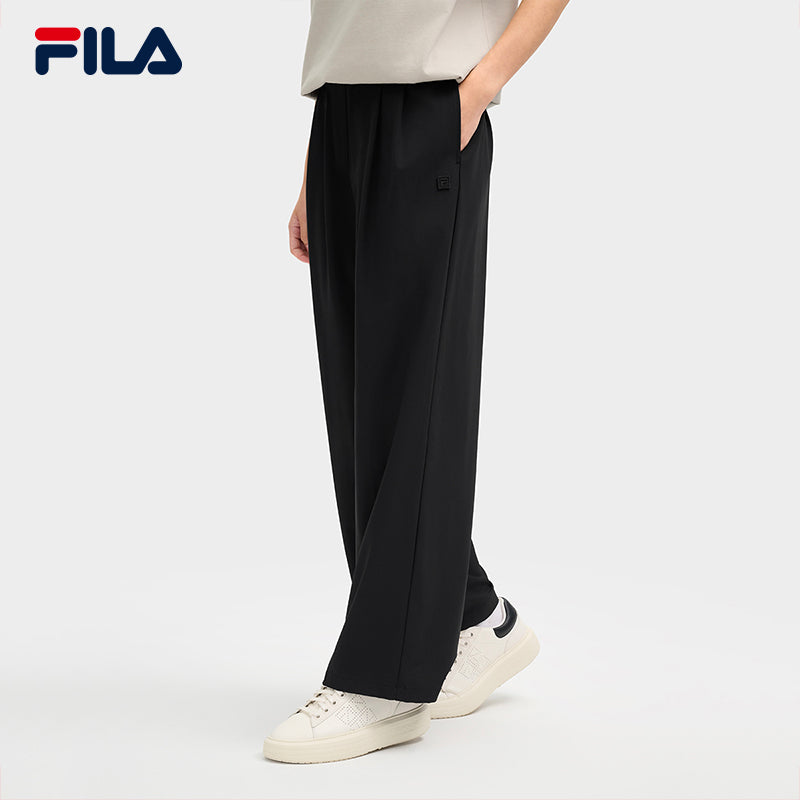 FILA CORE LIFESTYLE MILANO STROLLING MILAN Women Woven Pants (Black)