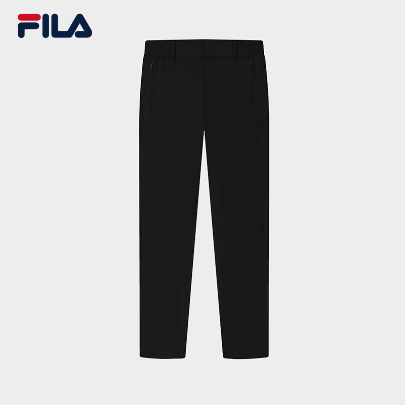 FILA CORE LIFESTYLE BLUE SPORTY & LUXURIOUS MAXI YACHT, PORTO CERVO Men Woven Pants (Black)