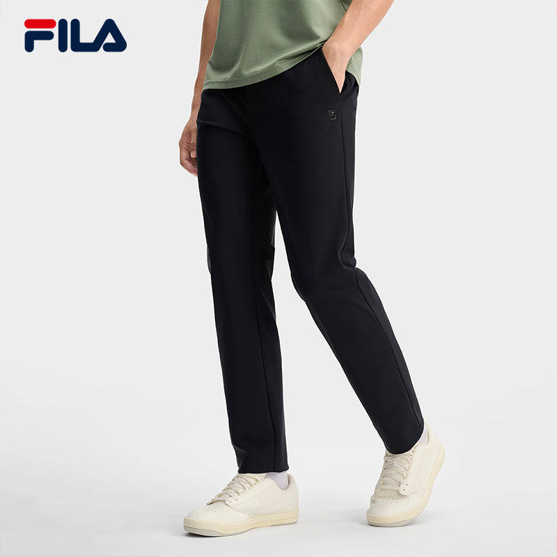 FILA CORE LIFESTYLE WHITE LINE THE GALLERIA VITTORIO EMANUELE II Men Knit Pants (Black / Matcha Khaki)