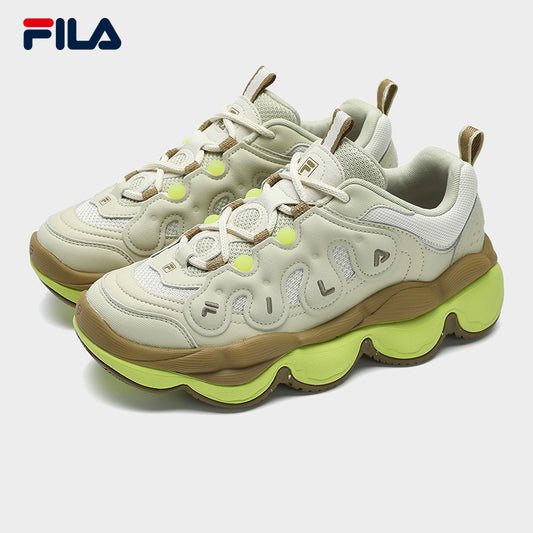 FILA CORE FASHION PEASE Women Sneakers (Peas/ Beige Cream / White)