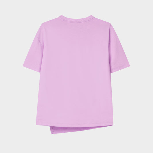 FILA CORE WHITE LINE HERITAGE Women's Short Sleeve T-shirt in Purple