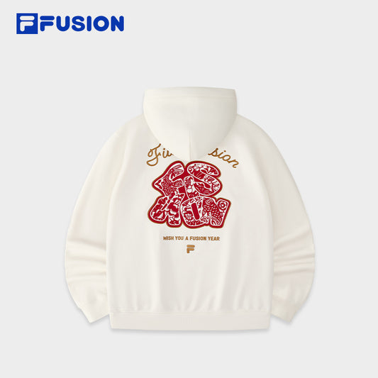 FILA FUSION INLINE CULTURE CNY COLLECTION Men Hoodie (White)