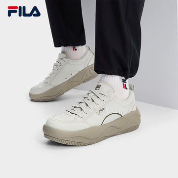 FILA CORE FASHION COOKIES Men & Women Canvas Shoes (Black / Cream/Green / White-Brown)