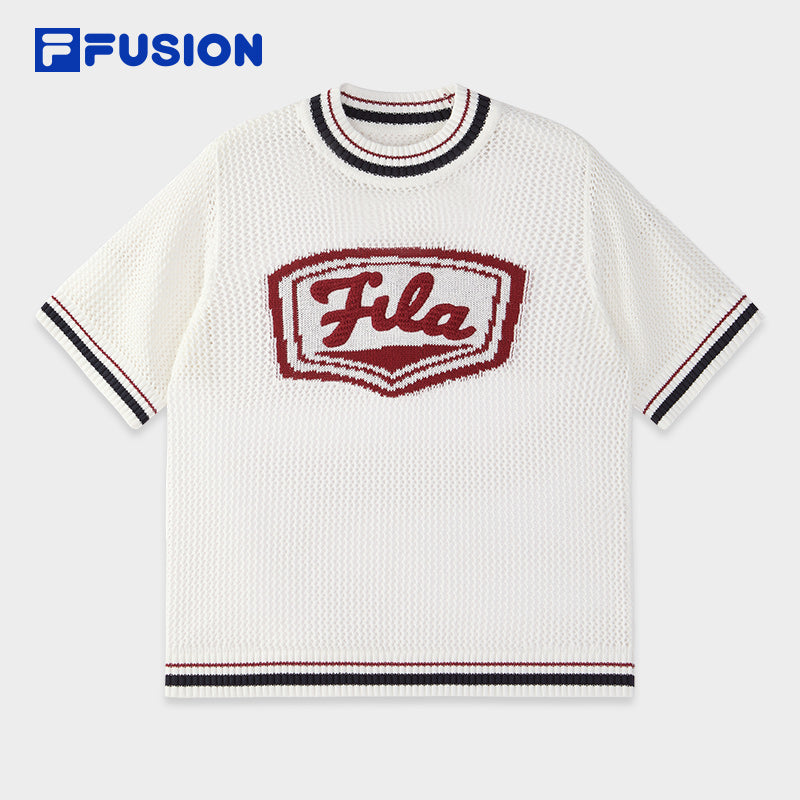 FILA FUSION INLINE CULTURE 2 CAMPUS RHAPSODY Women Knit Sweater (White)