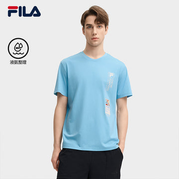 FILA CORE LIFESTYLE HERITAGE Men Short Sleeve T-shirt (Blue)