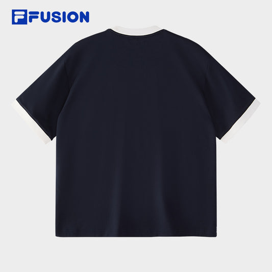 FILA FUSION INLINE CULTURE 2 CAMPUS RHAPSODY Men Short Sleeve T-shirt (Navy)